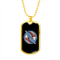 Pisces Zodiac Fish Zodiac Necklace Stainless Steel or 18k Gold Dog Tag 24" Chain-Express Your Love Gifts