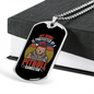 Pitbull Gangstar Necklace Stainless Steel or 18k Gold Dog Tag 24" Chain-Express Your Love Gifts