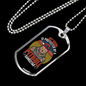 Pitbull Gangstar Necklace Stainless Steel or 18k Gold Dog Tag 24" Chain-Express Your Love Gifts