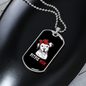 Pitpie Mom Necklace Stainless Steel or 18k Gold Dog Tag 24" Chain-Express Your Love Gifts