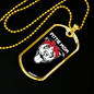 Pittie Mom Necklace Stainless Steel or 18k Gold Dog Tag 24" Chain-Express Your Love Gifts