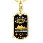 Pittsburgh Fan All We Do is Win Keychain Stainless Steel or 18k Gold Dog Tag Keyring-Express Your Love Gifts