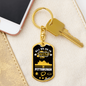 Pittsburgh Fan All We Do is Win Keychain Stainless Steel or 18k Gold Dog Tag Keyring-Express Your Love Gifts
