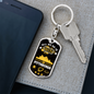Pittsburgh Fan All We Do is Win Keychain Stainless Steel or 18k Gold Dog Tag Keyring-Express Your Love Gifts
