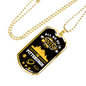 Pittsburgh Fan All We Do is Win Stainless Steel or 18k Gold Dog Tag 24"-Express Your Love Gifts