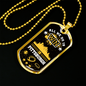 Pittsburgh Fan All We Do is Win Stainless Steel or 18k Gold Dog Tag 24"-Express Your Love Gifts