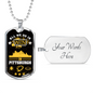 Pittsburgh Fan All We Do is Win Stainless Steel or 18k Gold Dog Tag 24"-Express Your Love Gifts