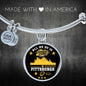 Pittsburgh Fan Gift All We Do Is Win Bracelet Stainless Steel or 18k Gold Bangle-Express Your Love Gifts