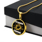 Pittsburgh is For Champion Circle Necklace Stainless Steel or 18k Gold 18-22"-Express Your Love Gifts