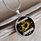 Pittsburgh is For Champion Circle Necklace Stainless Steel or 18k Gold 18-22"-Express Your Love Gifts