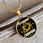 Pittsburgh is For Champion Circle Necklace Stainless Steel or 18k Gold 18-22"-Express Your Love Gifts