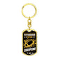 Pittsburgh is for Champions Keychain Stainless Steel or 18k Gold Dog Tag Keyring-Express Your Love Gifts