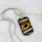 Pittsburgh is for Champions Necklace Stainless Steel or 18k Gold Dog Tag 24" Chain-Express Your Love Gifts
