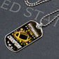 Pittsburgh is for Champions Necklace Stainless Steel or 18k Gold Dog Tag 24" Chain-Express Your Love Gifts