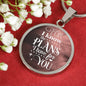 Plans I Have For You Jeremiah Circle Necklace Stainless Steel or 18k Gold 18-22"-Express Your Love Gifts