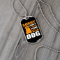 Plans With My Dog Necklace Stainless Steel or 18k Gold Dog Tag 24" Chain-Express Your Love Gifts