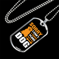 Plans With My Dog Necklace Stainless Steel or 18k Gold Dog Tag 24" Chain-Express Your Love Gifts