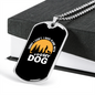 Plans With My Dog White Necklace Stainless Steel or 18k Gold Dog Tag 24" Chain-Express Your Love Gifts