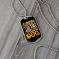 Plans With My Dog Yellow Necklace Stainless Steel or 18k Gold Dog Tag 24" Chain-Express Your Love Gifts