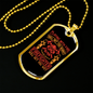 Playing With A Firefighter Gift Stainless Steel or 18k Gold Dog Tag 24" Chain-Express Your Love Gifts