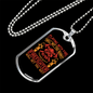 Playing With A Firefighter Gift Stainless Steel or 18k Gold Dog Tag 24" Chain-Express Your Love Gifts