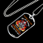 Playing With A Fireman Firefighter Gift Stainless Steel or 18k Gold Dog Tag 24" Chain-Express Your Love Gifts