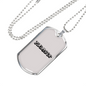 Plumber Necklace Stainless Steel or 18k Gold Dog Tag 24" Chain-Express Your Love Gifts