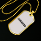 Plumber Necklace Stainless Steel or 18k Gold Dog Tag 24" Chain-Express Your Love Gifts