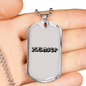 Plumber Necklace Stainless Steel or 18k Gold Dog Tag 24" Chain-Express Your Love Gifts
