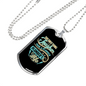 Plumber'S Wife Necklace Stainless Steel or 18k Gold Dog Tag 24" Chain-Express Your Love Gifts