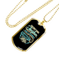 Plumber'S Wife Necklace Stainless Steel or 18k Gold Dog Tag 24" Chain-Express Your Love Gifts