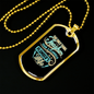 Plumber'S Wife Necklace Stainless Steel or 18k Gold Dog Tag 24" Chain-Express Your Love Gifts