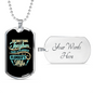 Plumber'S Wife Necklace Stainless Steel or 18k Gold Dog Tag 24" Chain-Express Your Love Gifts