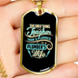 Plumber'S Wife Necklace Stainless Steel or 18k Gold Dog Tag 24" Chain-Express Your Love Gifts