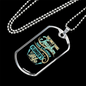 Plumber'S Wife Necklace Stainless Steel or 18k Gold Dog Tag 24" Chain-Express Your Love Gifts