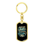 Plumber'S Wife Swivel Keychain Dog Tag Stainless Steel or 18k Gold-Express Your Love Gifts