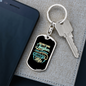 Plumber'S Wife Swivel Keychain Dog Tag Stainless Steel or 18k Gold-Express Your Love Gifts