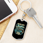 Plumber'S Wife Swivel Keychain Dog Tag Stainless Steel or 18k Gold-Express Your Love Gifts