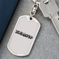 Plumber Swivel Keychain Dog Tag Stainless Steel or 18k Gold-Express Your Love Gifts