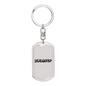 Plumber Swivel Keychain Dog Tag Stainless Steel or 18k Gold-Express Your Love Gifts