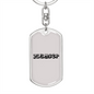 Plumber Swivel Keychain Dog Tag Stainless Steel or 18k Gold-Express Your Love Gifts