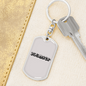 Plumber Swivel Keychain Dog Tag Stainless Steel or 18k Gold-Express Your Love Gifts