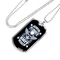 Plumbers Fix Necklace Stainless Steel or 18k Gold Dog Tag 24" Chain-Express Your Love Gifts