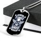 Plumbers Fix Necklace Stainless Steel or 18k Gold Dog Tag 24" Chain-Express Your Love Gifts