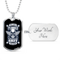 Plumbers Fix Necklace Stainless Steel or 18k Gold Dog Tag 24" Chain-Express Your Love Gifts