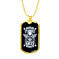 Plumbers Fix Necklace Stainless Steel or 18k Gold Dog Tag 24" Chain-Express Your Love Gifts