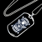 Plumbers Fix Necklace Stainless Steel or 18k Gold Dog Tag 24" Chain-Express Your Love Gifts