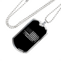 Plumbers Necklace Stainless Steel or 18k Gold Dog Tag 24" Chain-Express Your Love Gifts