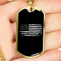 Plumbers Necklace Stainless Steel or 18k Gold Dog Tag 24" Chain-Express Your Love Gifts
