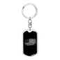 Plumbers Swivel Keychain Dog Tag Stainless Steel or 18k Gold-Express Your Love Gifts